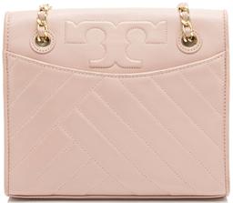 Tory Burch Chevron Leather Alexa Shoulder Bag - Leather - Pink