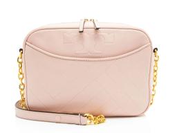 Tory Burch Chevron Leather Alexa Stitch Camera Bag - Leather - Pink