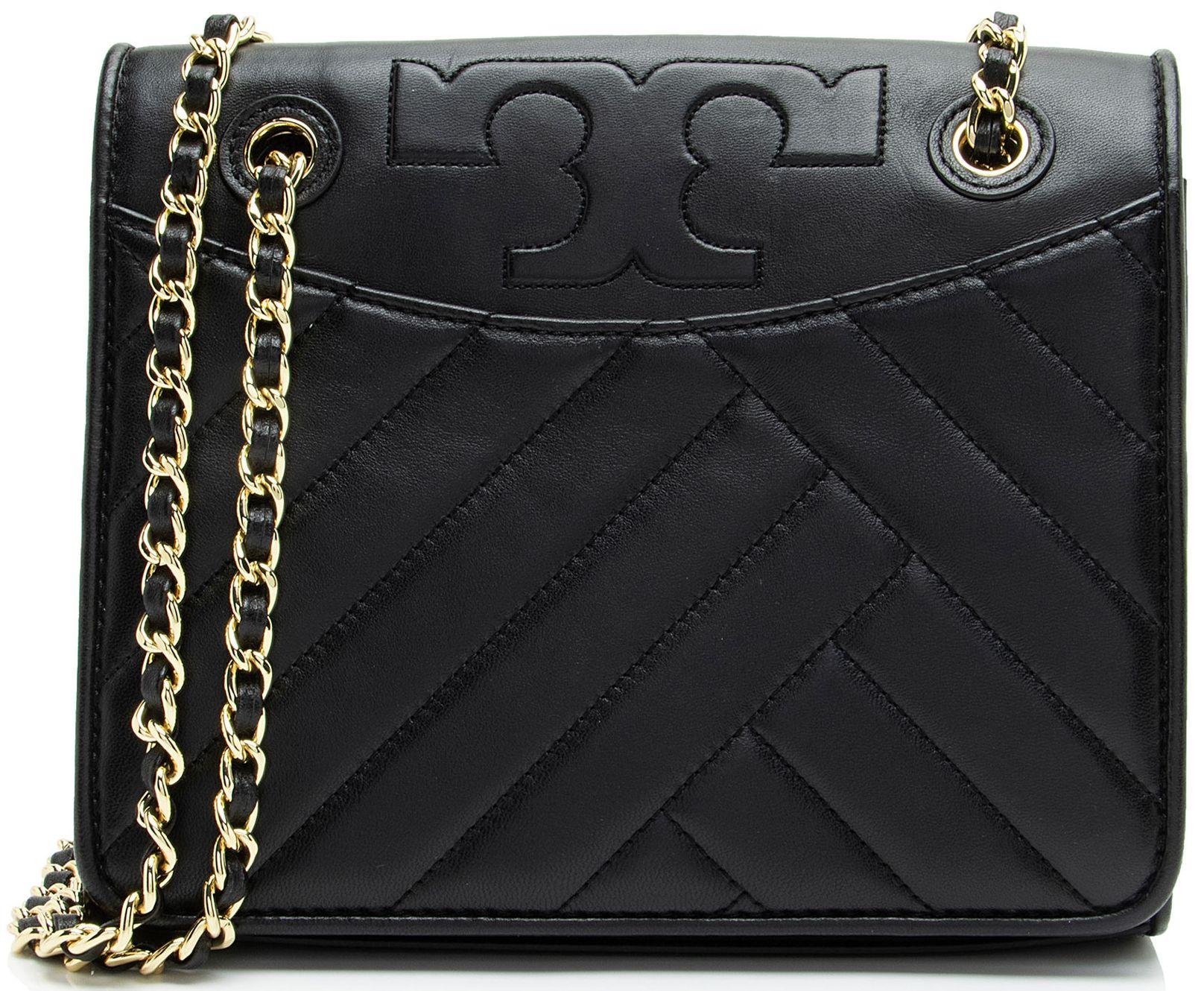 Tory Burch  Leather Alexa Shoulder Bag - Black - Leather - Excellent
