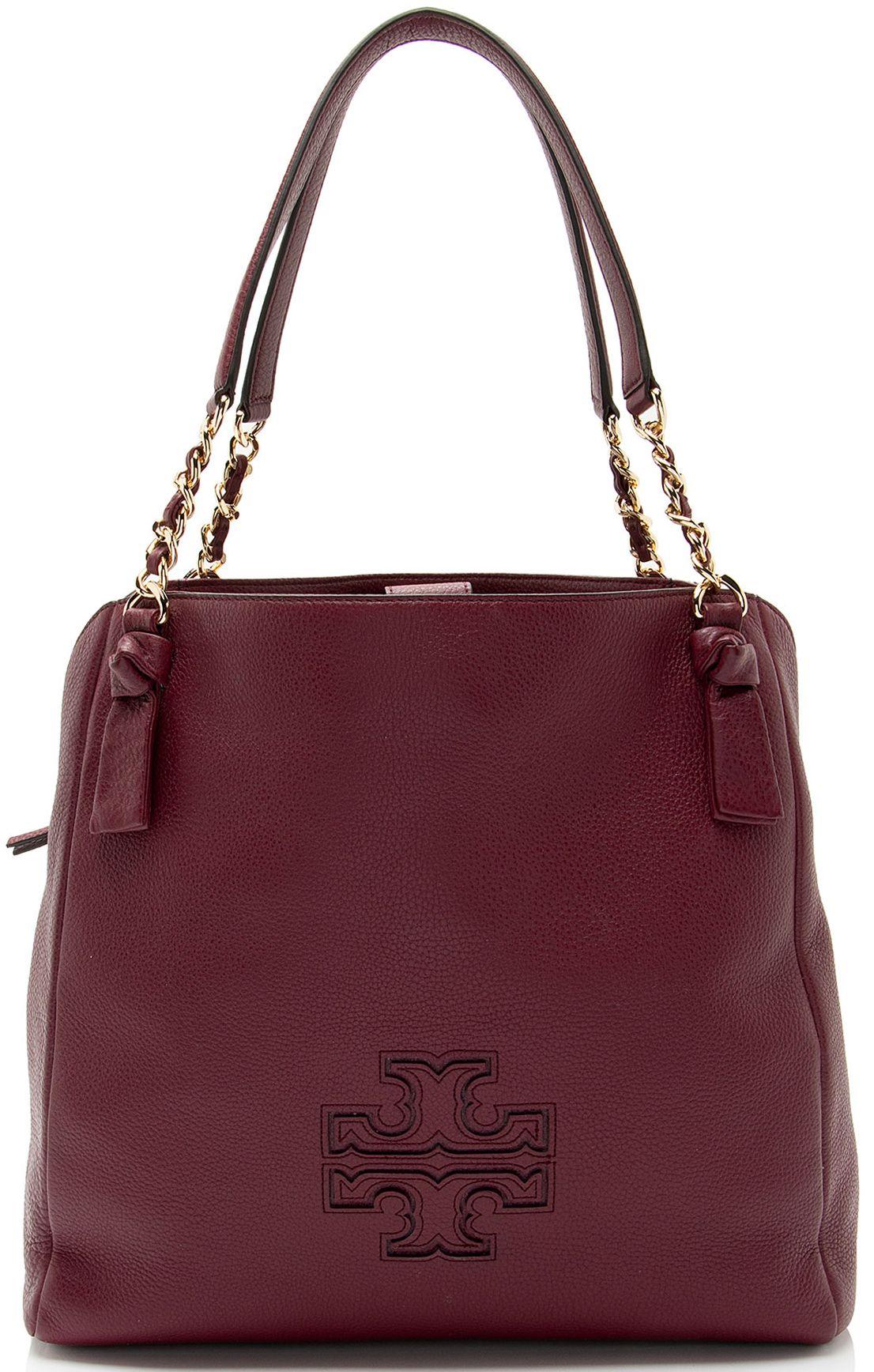 Tory Burch  Leather Harper Center Zip Tote - Pink - Leather - Excellent