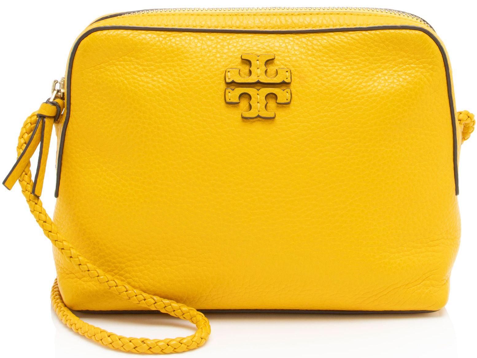 Tory Burch  Leather Taylor Camera Bag - Yellow - Leather - Excellent