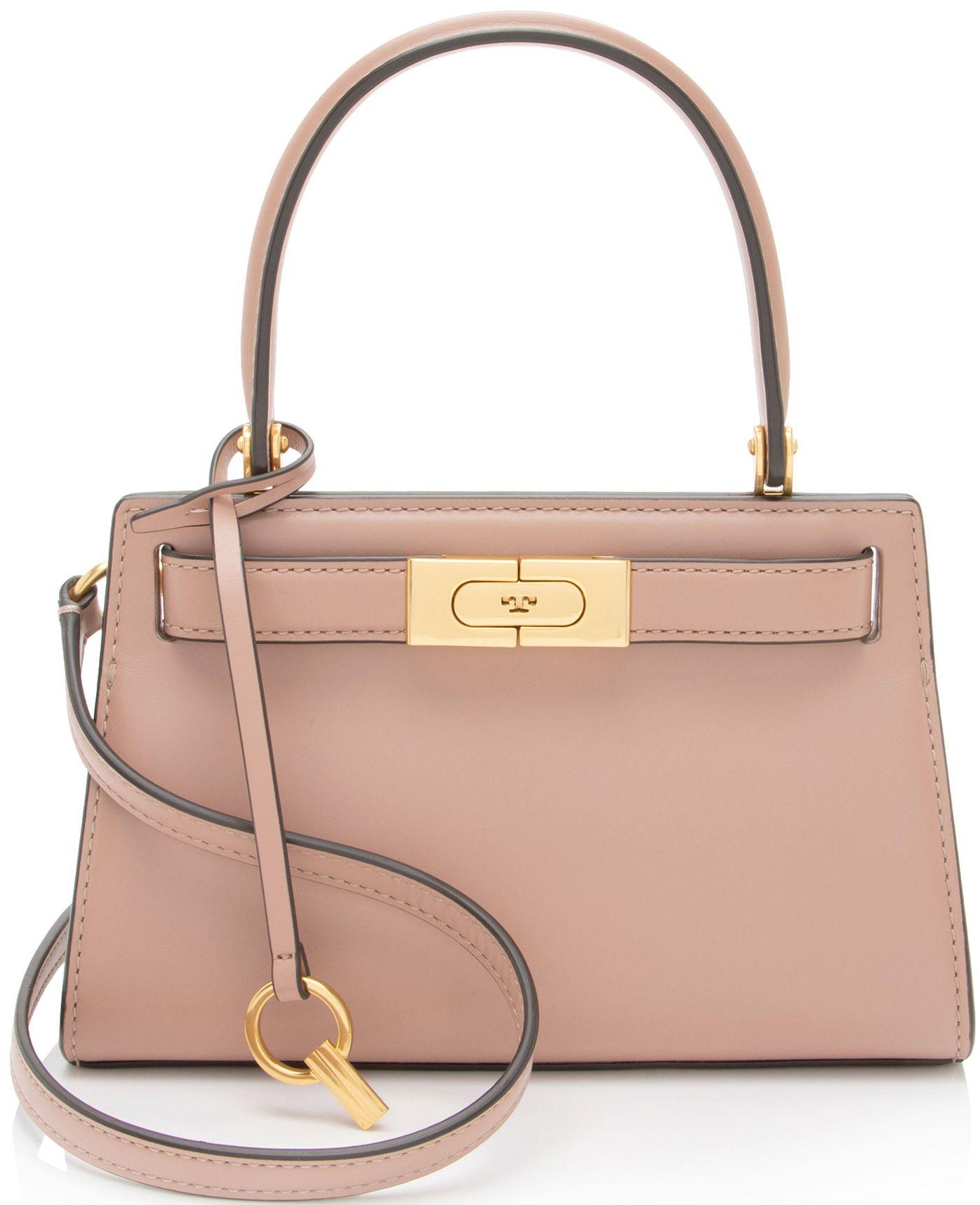 Tory Burch  Lee Radziwill Leather Nano Top Handle - Pink - Leather - Excellent