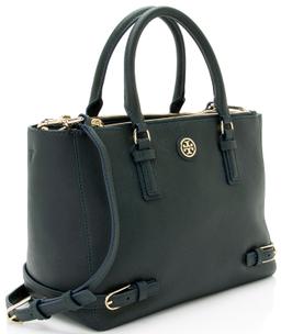 Tory Burch Saffiano Robinson Small Multi Tote - Leather - Green
