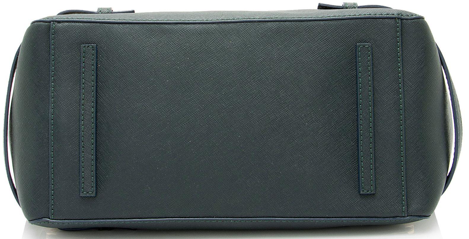 Tory Burch Saffiano Robinson Small Multi Tote - Leather - Green