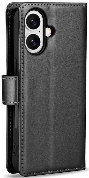 Tough On Flip Wallet Leather Phone Case for iPhone 16