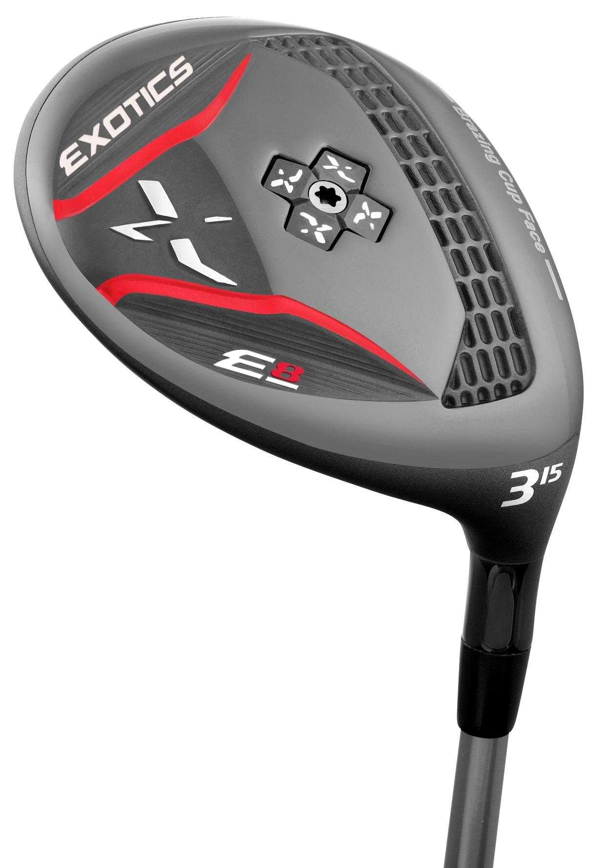 Tour Edge Exotics E8 - ACCRA DyMatch 2.0 M4 Shaft - Standard Lie Angle - 3 Wood - Right Handed - Stiff Flex - Standard Length - 15 Loft - Men - Good