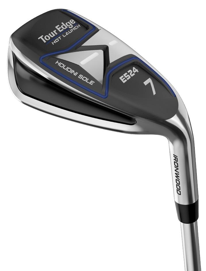 Tour Edge Hot Launch E524 Ironwood - Aldila Ascent PL 55 Shaft - Standard Lie - 9 - Left Handed - Regular Flex - Standard Length - Men - Premium