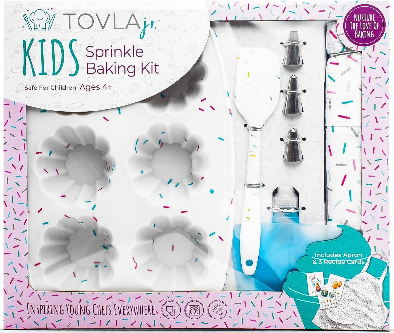 Tovla Jr. Tovla Jr Kids Sprinkle Baking Set - White - Brand New