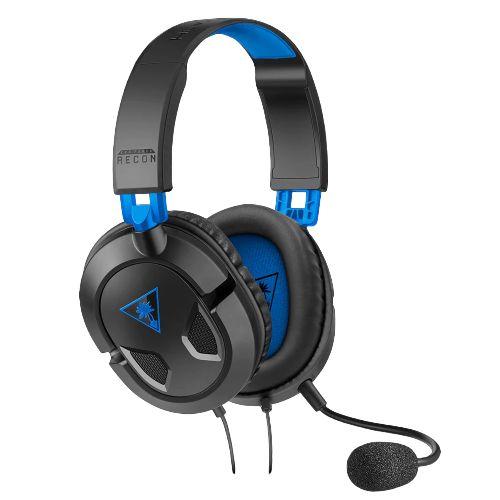 Turtle Beach  Ear Force Recon 50P Headset - Black/Blue - Excellent
