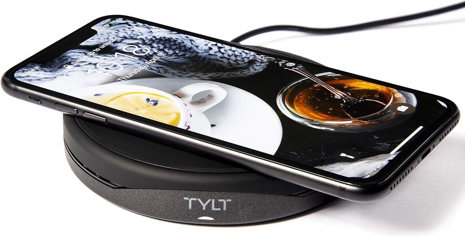 Tylt-Crest 15W Wireless Charging Convertible Stand - Black