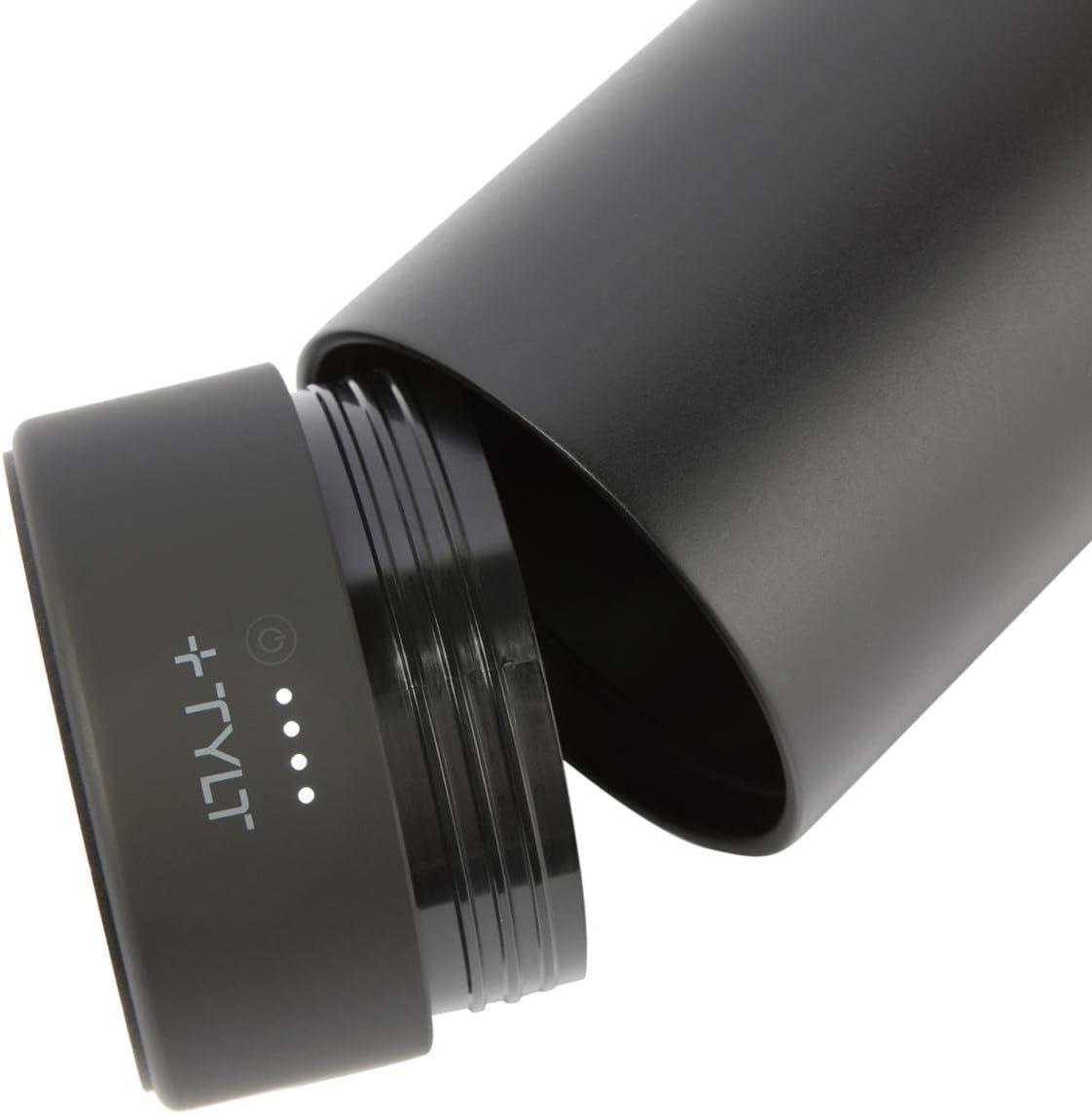 Tylt Insulated Wireless Charging Bottle - Black