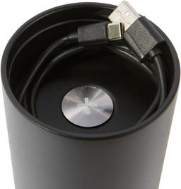 Tylt Insulated Wireless Charging Bottle - Black