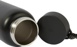 Tylt Insulated Wireless Charging Bottle - Black