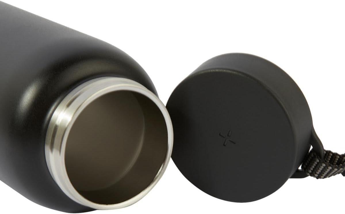 Tylt Insulated Wireless Charging Bottle - Black