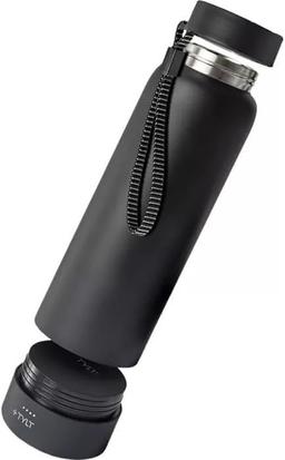 Tylt Insulated Wireless Charging Bottle - Black