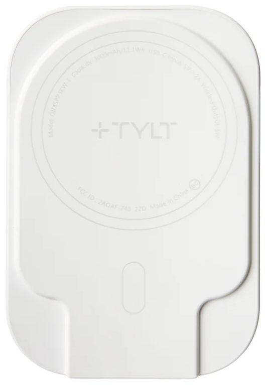 Tylt Magnetic Wireless Power Bank Stand 2.5K - White