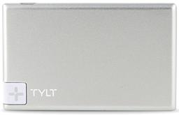 Tylt Slim Boost Portable Power Bank - Silver