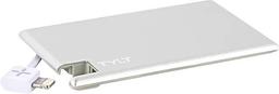 Tylt Slim Boost Portable Power Bank - Silver