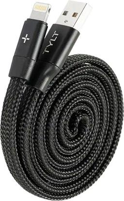 TYLT Twirl Lightning Charge and Sync Cable - Black