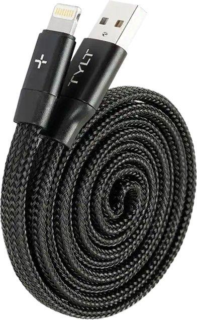 TYLT Twirl Lightning Charge and Sync Cable - Black