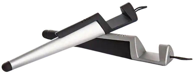 Tylt  Wand Touchless Tool +  Stylus + Phone Stand - Black/Silver - Brand New