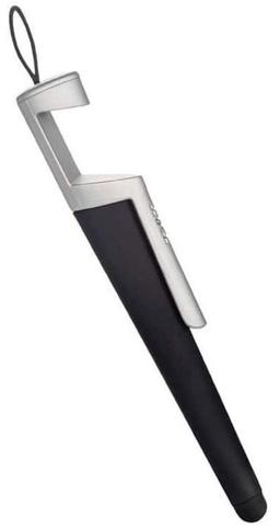 Tylt Wand Touchless Tool +  Stylus + Phone Stand - Black/Silver