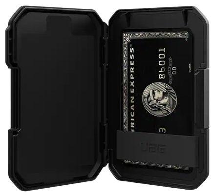 UAG Magnetic RFID Wallet with Stand - Silver/Black