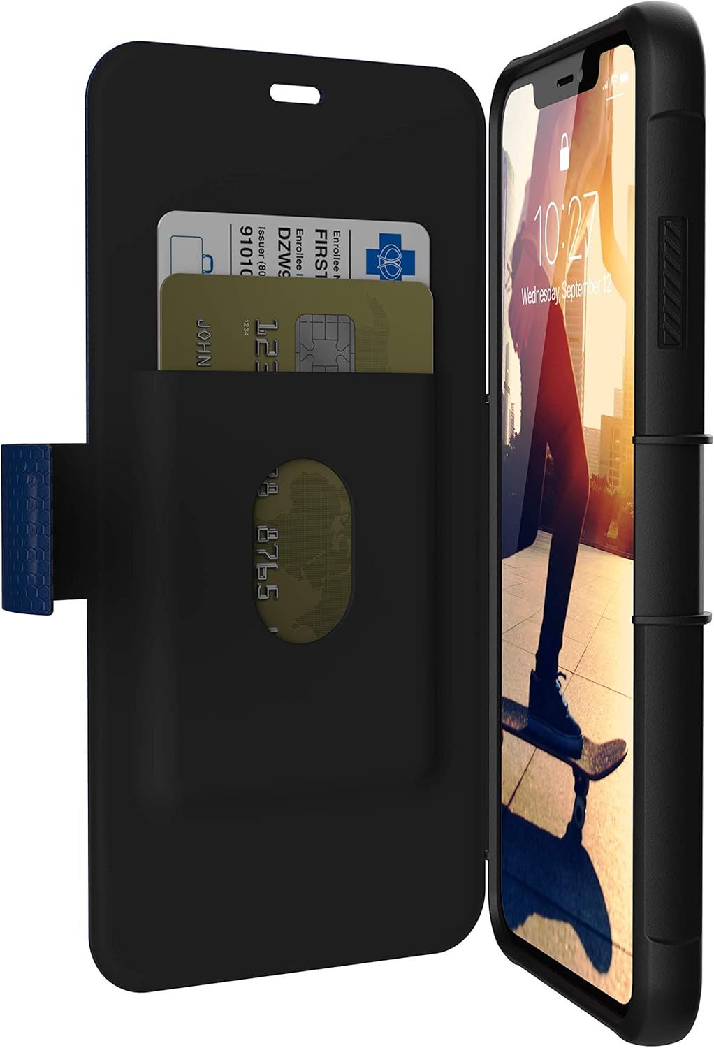 UAG Metropolis Series Phone Case for iPhone XS Max - Navy Blue