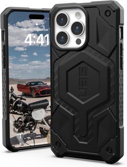 UAG Monarch Pro MagSafe Phone Case for iPhone 15 Pro - Carbon Fiber