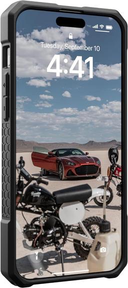 UAG Monarch Pro MagSafe Phone Case for iPhone 15 Pro - Carbon Fiber