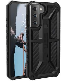 UAG Monarch Series Phone Case for Galaxy S21 Plus - Carbon Fiber