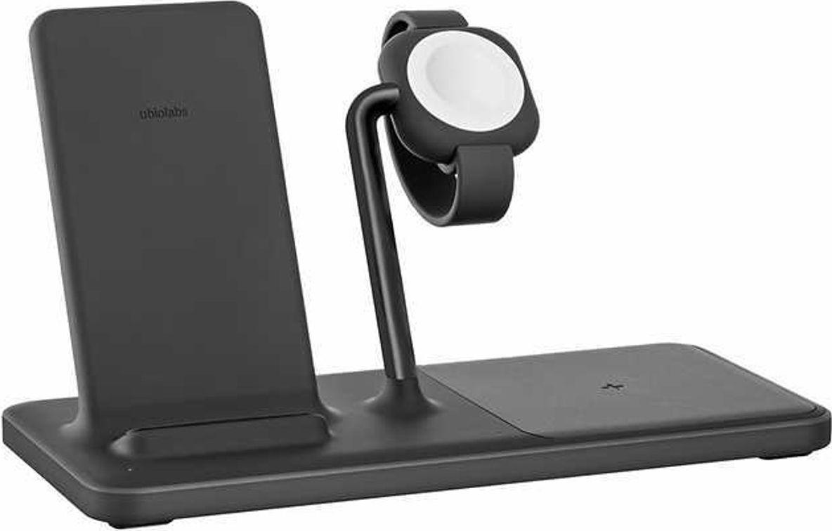 Ubiolabs 3-in-1 Wireless Charging Stand - Black