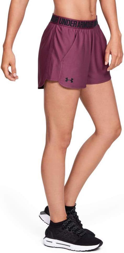 Under Armour Women's Play Up 2.0 Shorts XL - Burgundy