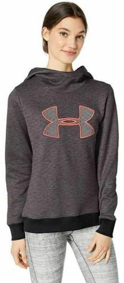 Under Armour Women's Synthetic Fleece Sweatshirt M - Grey/Coral