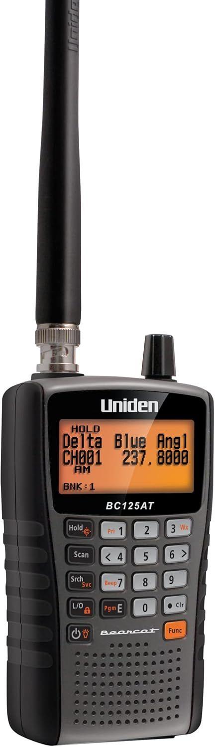 Uniden  BC125AT Analog Handheld Scanner - Black - Excellent