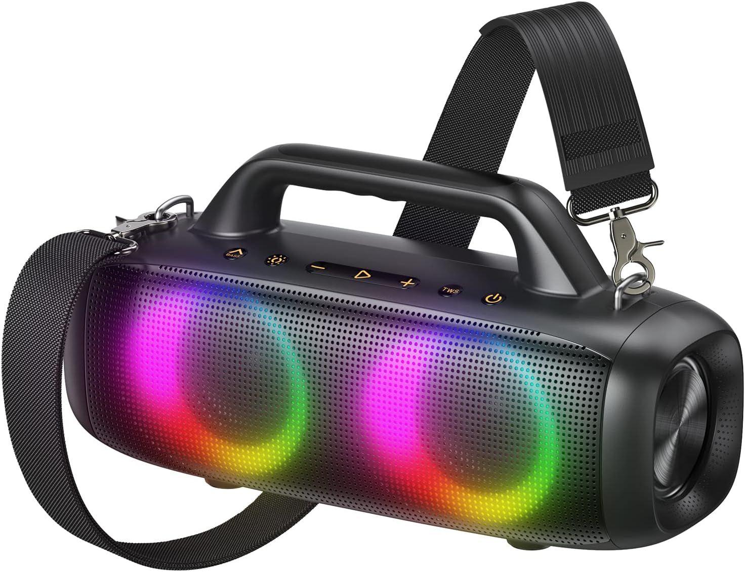 Uoudio  80W Portable Bluetooth Speaker - Black - Excellent