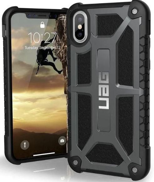 Urban Armor Gear Monarch Phone Case for iPhone XS - Grey/Black