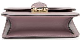 Valentino Leather Glam Lock Mini Shoulder Bag - Leather - Purple