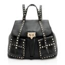 Valentino Leather Rockstud Double Pocket Backpack