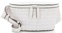 Valentino Leather Rockstud Spike Belt Bag - Leather - White