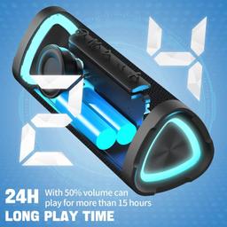 Vanzon V40 Waterproof Portable Wireless Speaker - Black