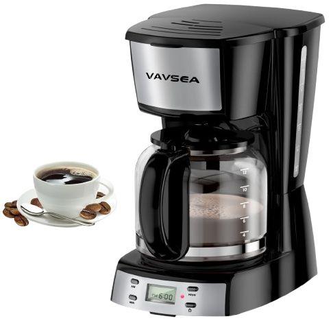 Vavsea  21212 Programmable Coffee Maker - Black - Excellent