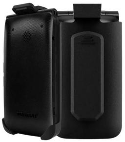 Verizon Holster Phone Case for Alcatel Go Flip V - Black
