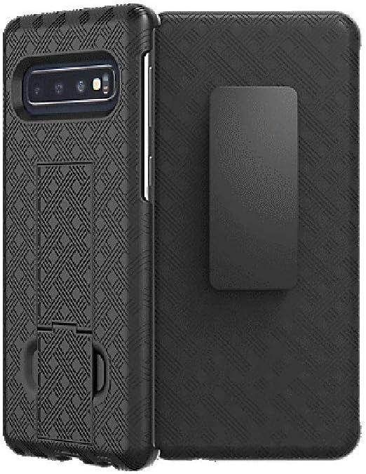 Verizon  Shell Phone Case and Holster for Galaxy S10 - Black - Brand New
