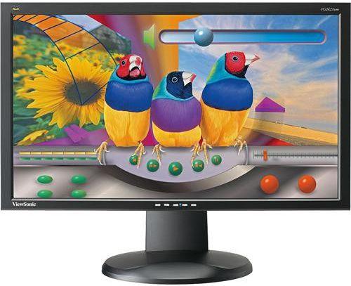 ViewSonic  VG2427wm Widescreen LCD Monitor (No Stand) 24" - Black - 24 Inch - Excellent