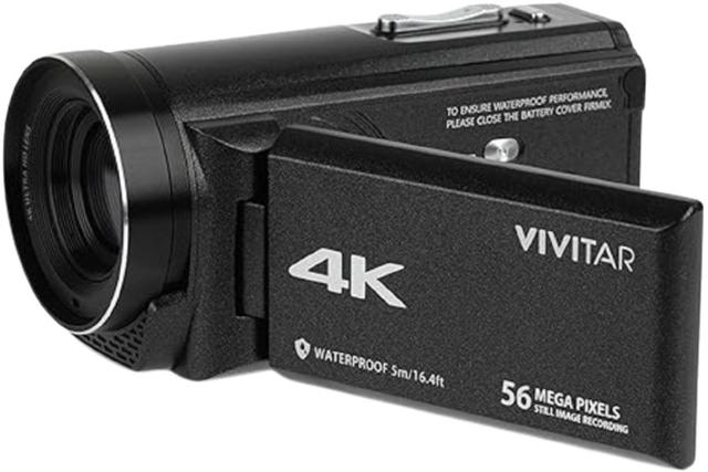 Vivitar 4K Camcorder Ultra HD Lens Camera 
