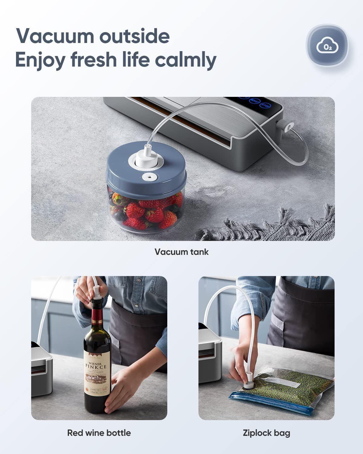 VSDK Vacuum Sealer Machine V8111 - Silver