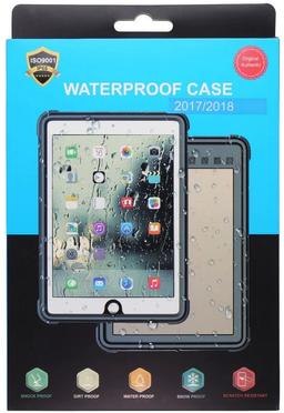 Waterproof iPad Case for iPad (2017/2018) - Black/Clear