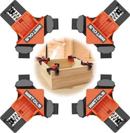 Wetols Corner Clamp for Woodworking (4Pieces) - Orange