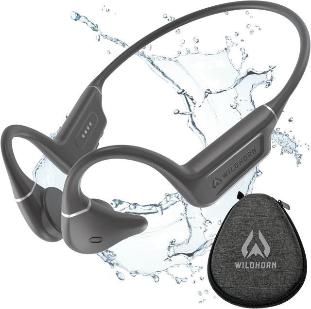 Wildhorn Crank Bone Conduction Headphones in Charcoal in Excellent condition